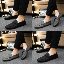 슬랙스에 어울리는 남자 무지 캐주얼로퍼