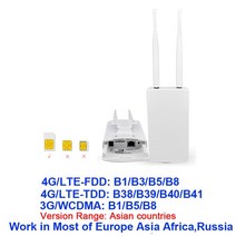 유심 와이파이 라우터 공유기 CPE905 POE LTE 고속 야외 방수 CPE Usb 4G 모뎀 라우터 WAN/LAN 포트 SIM, 03 Asian Version_02 미국 플러그