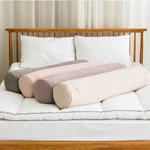 로제 피그먼트 순면 롱쿠션 바디필로우 커버, 민트