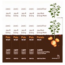 이니스프리 제주 루트 에너지 마스크 감자 10매, 1개, 10개