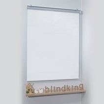 도담블라인드 단면 암막 방염롤스크린 화이트 가로 85 cm