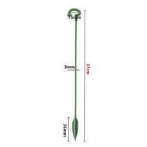 4 pcs 172737 cm 즙이 많은 호접란 특수 꽃 스탠드 브래킷 야채 토마토 장미 줄기 안티 붕괴 고정 지지대, 37cm