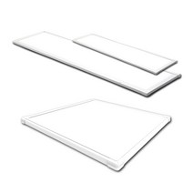 LED 슬림 엣지 평판조명 면조명 25W 50W 국산 무타공 플리커프리 방 거실 주방 사무실, 720X420(50w), 주광색(5700K)