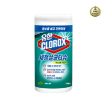 유한크로락스 세정살균티슈 후레시 센트, 45개, 559g