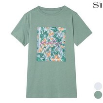 프린팅패치라운드티셔츠SCIBE2878