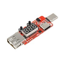 전압계 전력계C타입 USB-C PD2.0 고속 충전 트리거 폴링 감지기 전압계 전류계 USB-PD 노트북 전원 공급, 한개옵션0