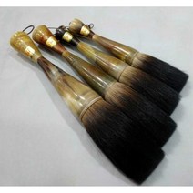대형 서예붓 중국 표구 양모 필 교재용 사자성어 글씨, 늑대양과 하오다비 5호 구경 3.5 붓