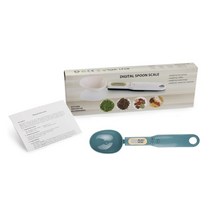 미세저울 업소용 카페 정밀 나노저울500g/0.1g 휴대용 LCD 디지털 주방 규모 측정 숟가락 그램 전자 스푼, 06 Deep Green with box