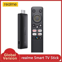 리얼미-4K 스마트 TV 스틱 1080P 글로벌 버전 2GB RAM 8GB ROM ARM Cortex A35 쿼드 코어 블루투스 5.0 구글 안드로이드, 01 With EU Plug