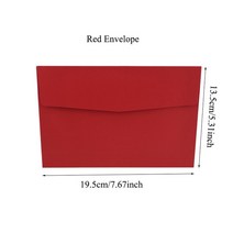생일축하카드 팝업카드 메세지 세트 레이저 컷 결혼식 초대 카드 인사말 카, 29 Only Red Envelope