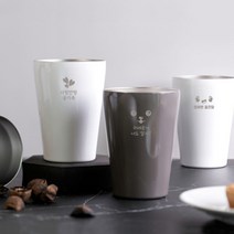 제로마크 캠프스텐컵 450ml / 나만의 개인별 각인 소량인쇄 컵프린팅, 다크그레이