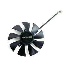 범용호환 GA91A2H 87MM 4 핀 RX 560 550 DirectX GPU 팬 사어 Radeon R7 360 그래픽 카드 냉각, 01 1SET