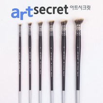 새한아트 아트시크릿 685 S 오일 아크릴 브러쉬 사형 앵글 붓, 10호