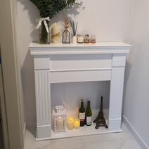 [해외직구]YIMEE 북유럽 복고풍 엔틱 벽난로