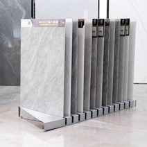 세라믹 타일 디스플레이 랙 대리석 석재 샘플 쇼룸, 블랙100cmx30cm(카드슬롯1.3cm)