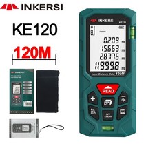 레이저수평자 광파기 레이저 줄자 레벨기 수광기 수평기 inkersi 디지털 40m laser rangefinder 정확한 거리 측정기 건설 룰렛 trena lazer range, 육군 녹색