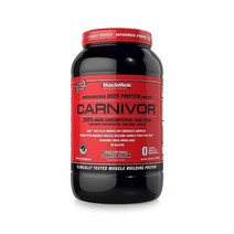 단백질 보충제 MuscleMeds CARNIVOR Beef Protein Isolate Powder Muscle Building Recovery Lactose Free Su, Cookies & Cream, 1.85 Pound (Pack of 1)