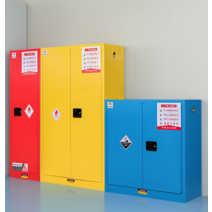 화학 유해물질 캐비닛 산업용 안전 보관함, 22 레드