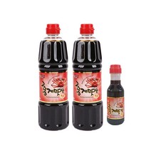 [한사랑푸드]홍일식품 홍게맛장소스900ml 2병+200ml 1병