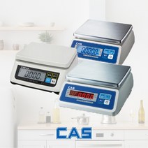( 어댑터 포함 ) 카스 가정용 주방 방수 충전식 전자 저울 SW-II 시리즈 3kg 6kg 15kg 30kg, [건전지타입/방수형]SWII-3CW(3kg/1g)