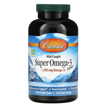 칼슨랩스 슈퍼 오메가-3 500mg EPA & DHA 소프트 젤, 250개입, 1개