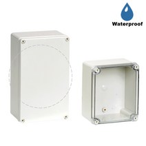 박스코 하이박스 전기박스 볼트타입 방수 ABS 플라스틱 회색커버 밀폐형 80x80x60mm BC-AGS-080806