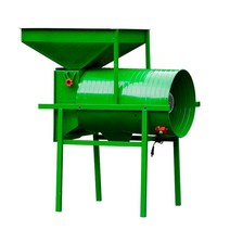 풍구 들깨풍구 곡물 선별기 깨터는 기계 쭉정이 날림, 깔때기 증가용 수동 겸용 공기 분리기