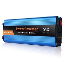순수정현파인버터 차량용 태양광 인버터 시거잭 2600W 인버터 12V/24V/36V/48V/60V 500W 휴대용 모바일 전, 08 2000W 24V