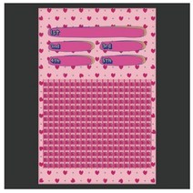 대광이 이벤트 꽝없는 추억의 옛날 문방구 종이 뽑기판 모음 술게임 술뽑기 보상용, 300하트, 1개