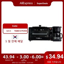 TABELL-3 in 1 아침 식사 기계 빵 제조기 토스터 전기 미니 오븐 핫도그 주방 요리 로티 메이커 가정용, CHINA_AU | 110V