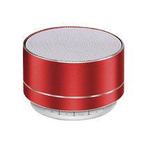 lg 블루투스 누구 스피커 A10 고출력 무선 연결 스피커 무거운 서브 우퍼 시끄러운 볼륨 야외 휴대용 음악 미니 합금 TF, 01 red