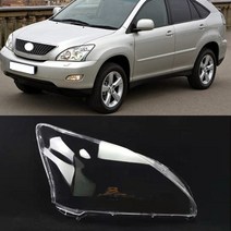 자동차 부품 앞 전조등 유리 캡 투명한 전등 갓 램프 셸 자동 렌즈 커버 렉서스 RX300 RX350 2003 2008, [03] 2PCS left and right