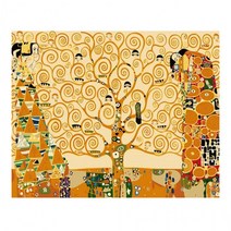DIY 명화그리기 유화 페인팅 클림트 행운의나무 40X50, 단품