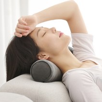 위드 낮은 수건 숙면 경추베개 일자목 거북목베개, 솔리드, 차콜