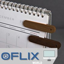 우드 원목 마그네틱 책갈피 북마크 책클립, 올리브