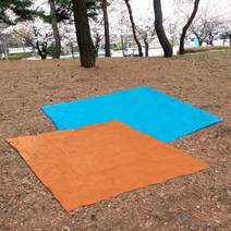 야외용 돗자리 매트 대형 2x2m 피그닉 캠핑 방수매트 등산, 2m돗자리매트주황색