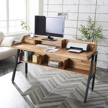 플랜데코 리버스 1500 아카시아원목 책상