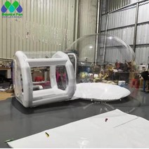 투명 돔형텐트 돔텐트 3m 옥외 야영 팽창 식 거품 천막 돔 집 아름다운 결혼식 진열장 명확한 호텔 공기 밀봉 된 구조를 가진 투명한, [02] 4m13ftD, 02 4m13ftD