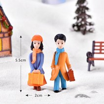 미니어처 1 쌍 미니 연인 커플 좋은 인형 소녀 장난감 동상 장식품 발렌타인 데이 선물 홈 가든 장식, [01] as picture
