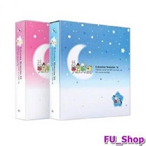 ForU13 포토접착앨범 꿈앨범 바인더식 50매 앨범책 종이앨범 사진인쇄 포켓앨범, 블루