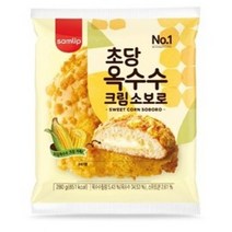 옥수수크림소보루 5봉 봉지빵 간식빵 삼립빵, 105g, 5개