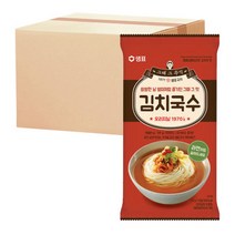 샘표 김치국수 1인분 1박스 (10개, 샘표 김치국수 1인분 1박스 (10