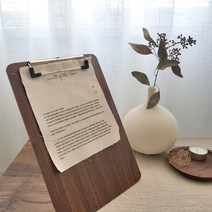 오늘의공간 카페 메뉴판 우드 클립보드 A4 A5, A4 -B급할인