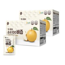 미쁨생활건강 딱좋아 국산 순수100% 배즙 90ml 60포, 60개