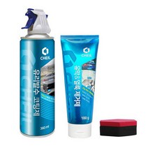 제일 유막&얼룩제거제 + 유리발수 코팅제 + 스펀지, 4세트