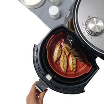통삼겹요리용 에어프라이기 요알못 마법용기 3분요리 찜기 계란찜 남은요리, 팟소19cm-그레이