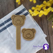 곰얼굴 빼뺴로 쿠키커터 (03) / 곰 쿠키커터 / 허니버니 쿠키커터 / 커피클레이 커터 / 동물 쿠키커터
