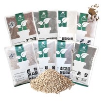 소포장 2L/2KG 분갈이흙 마사토 난석 기타자재, 원예용 고급 난석, 소성토 2L S