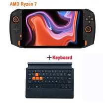 오리지널 OneXplayer 1S 게임 태블릿 PC 휴대용 콘솔 플레이어 Win11 8.4 "AMD Ryzen 7 5800U 16GB RAM 1 테라바이트 2 노트북, 02 R7-5800U 16G RAM 2TB_01 미국, 04 ADD A Keyboard