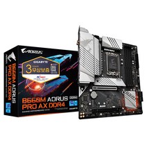 기가바이트 B660M AORUS PRO AX DDR4 메인보드 (LGA1700 DDR4 M-ATX) 피씨디렉트, 1개, 선택하세요